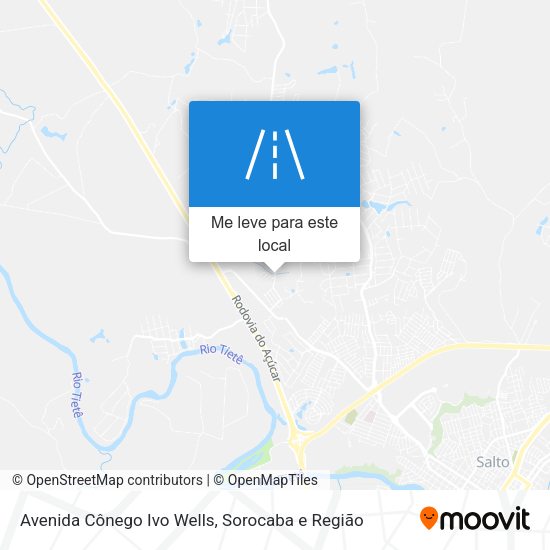 Avenida Cônego Ivo Wells mapa