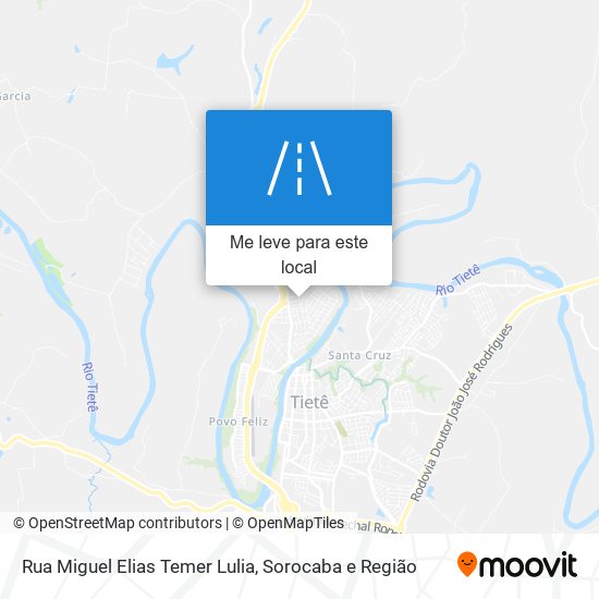 Rua Miguel Elias Temer Lulia mapa