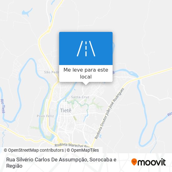 Rua Silvério Carlos De Assumpção mapa