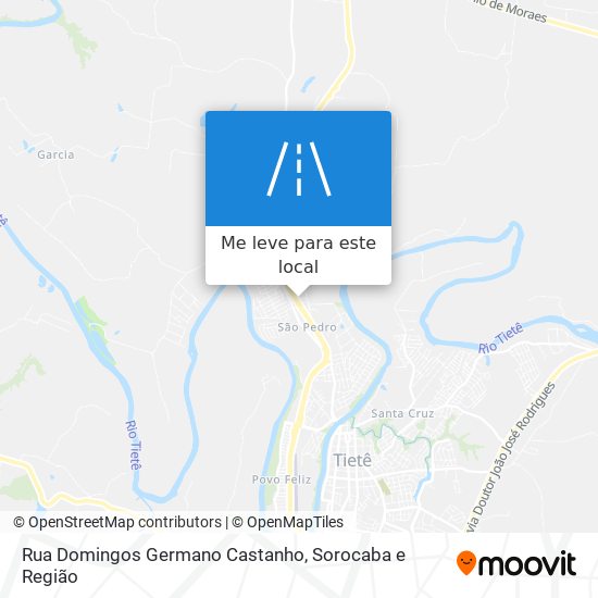 Rua Domingos Germano Castanho mapa