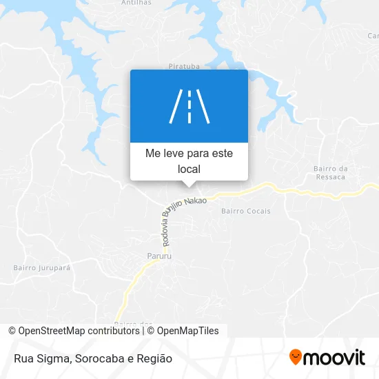 Rua Sigma mapa