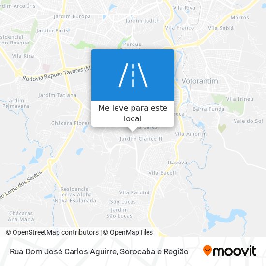 Rua Dom José Carlos Aguirre mapa