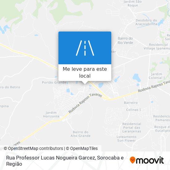 Rua Professor Lucas Nogueira Garcez mapa