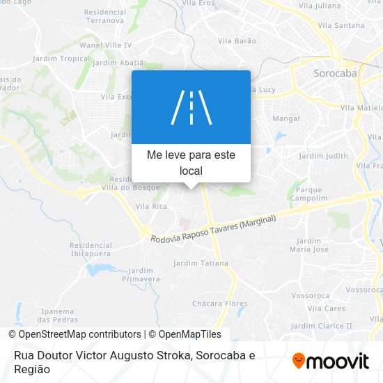 Rua Doutor Victor Augusto Stroka mapa
