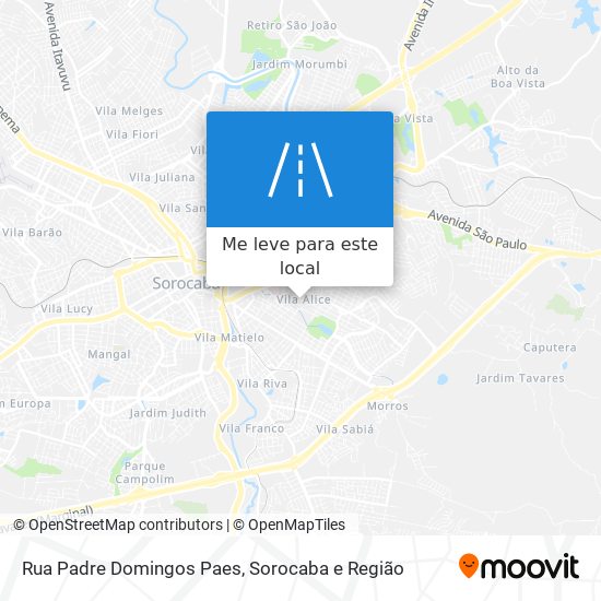 Rua Padre Domingos Paes mapa