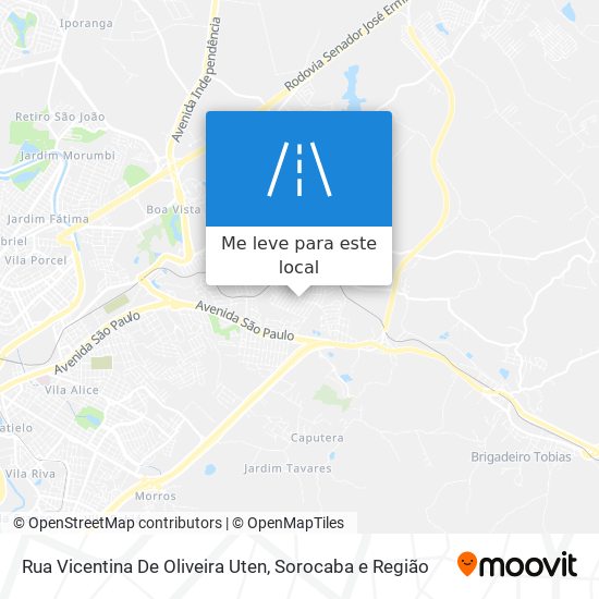 Rua Vicentina De Oliveira Uten mapa