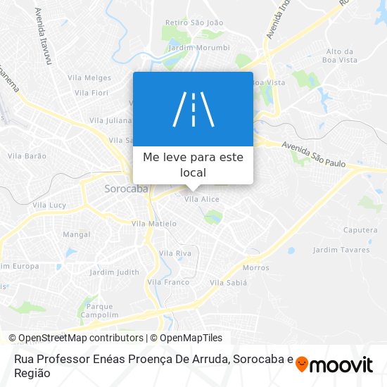 Rua Professor Enéas Proença De Arruda mapa