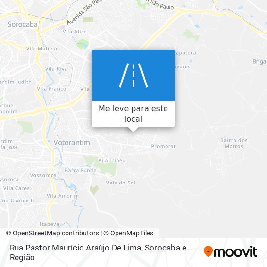 Rua Pastor Maurício Araújo De Lima mapa