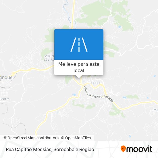 Rua Capitão Messias mapa