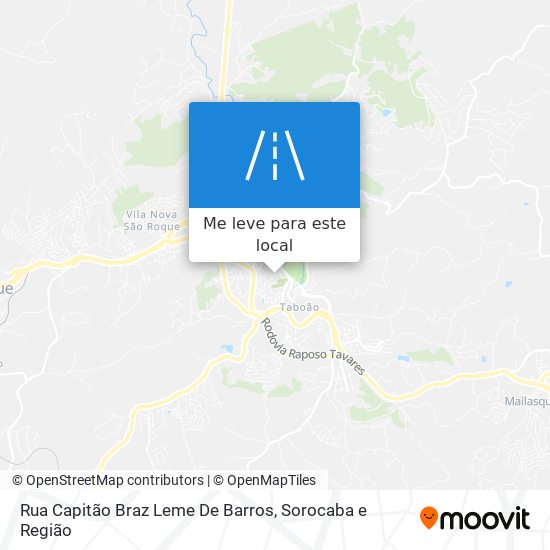 Rua Capitão Braz Leme De Barros mapa