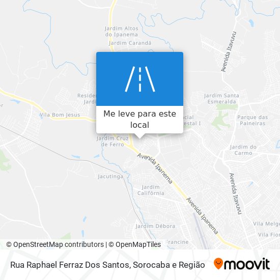 Rua Raphael Ferraz Dos Santos mapa