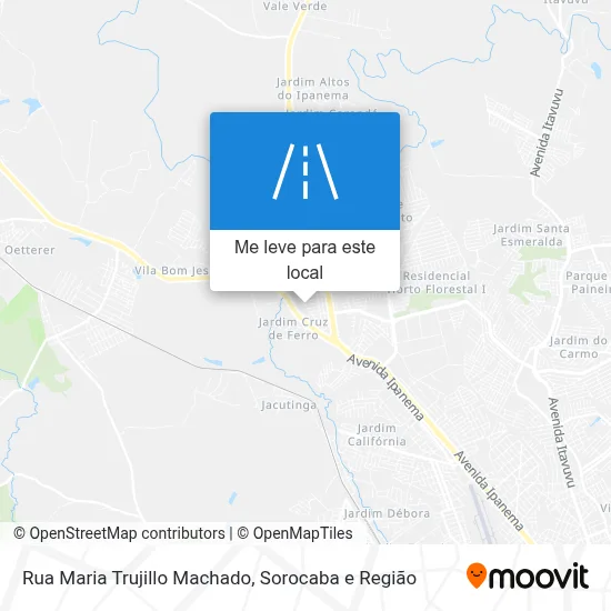 Rua Maria Trujillo Machado mapa