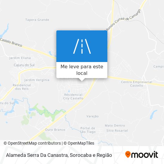 Alameda Serra Da Canastra mapa