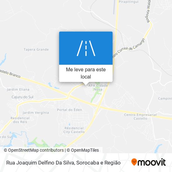 Rua Joaquim Delfino Da Silva mapa