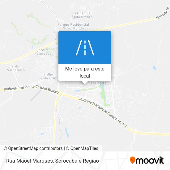 Rua  Maoel Marques mapa