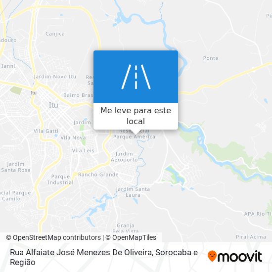 Rua Alfaiate José Menezes De Oliveira mapa