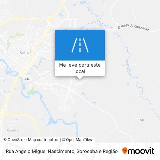 Rua Ângelo Miguel Nascimento mapa