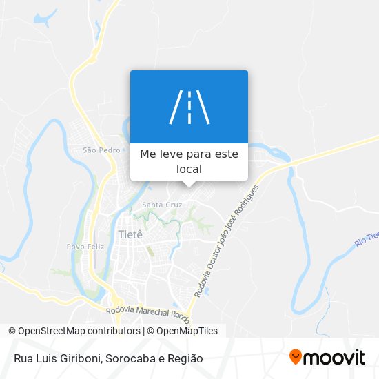 Rua Luis Giriboni mapa