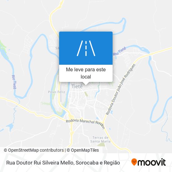 Rua Doutor Rui Silveira Mello mapa