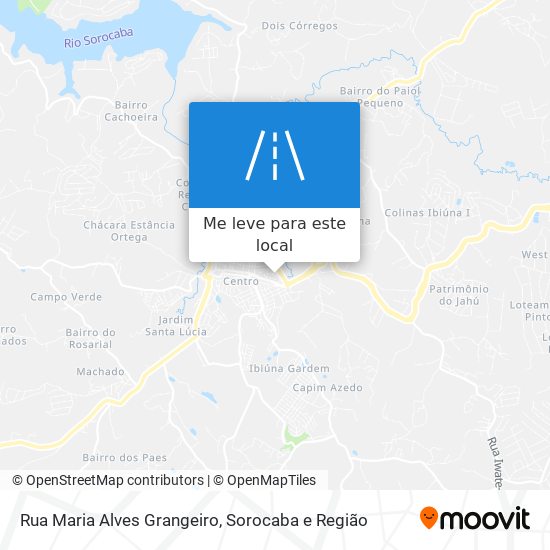 Rua Maria Alves Grangeiro mapa