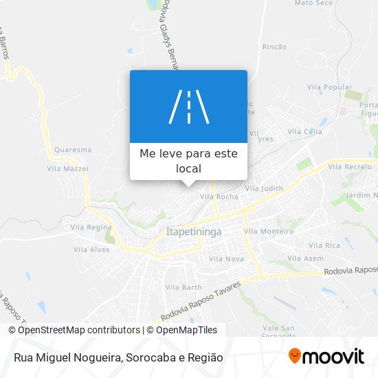 Rua Miguel Nogueira mapa