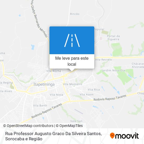 Rua Professor Augusto Graco Da Silveira Santos mapa
