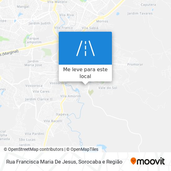 Rua Francisca Maria De Jesus mapa