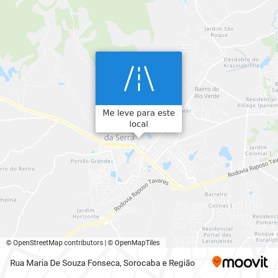 Rua Maria De Souza Fonseca mapa