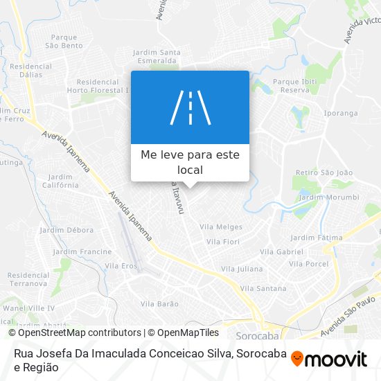 Rua Josefa Da Imaculada Conceicao Silva mapa