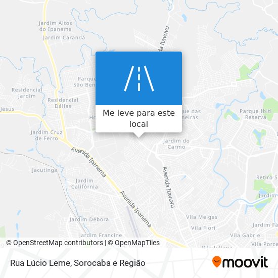 Rua Lúcio Leme mapa