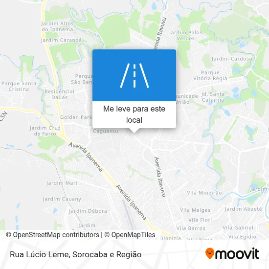 Rua Lúcio Leme mapa