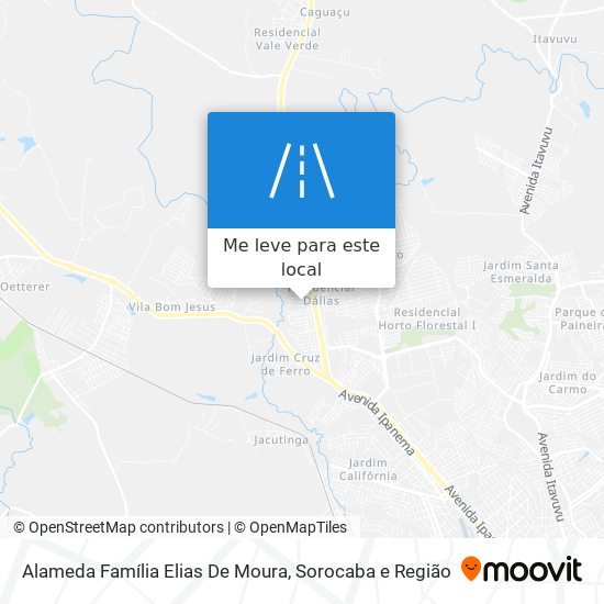 Alameda Família Elias De Moura mapa