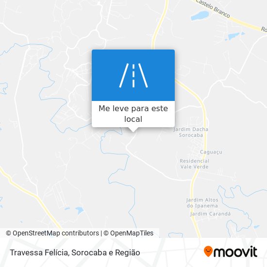 Travessa Felícia mapa