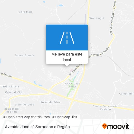 Avenida Jundiaí mapa