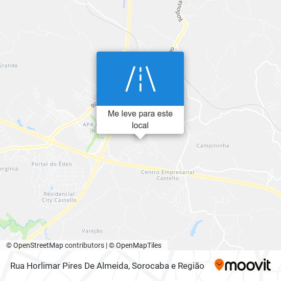 Rua Horlimar Pires De Almeida mapa