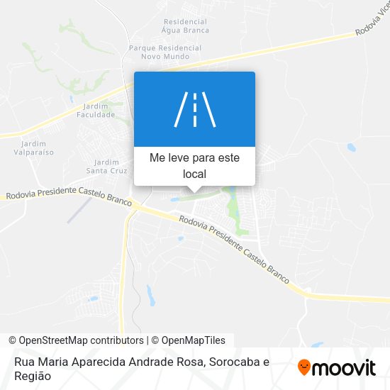 Rua Maria Aparecida Andrade Rosa mapa