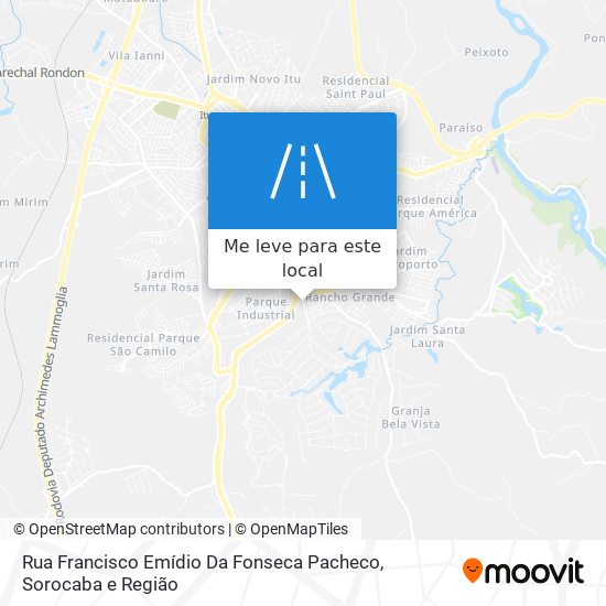 Rua Francisco Emídio Da Fonseca Pacheco mapa