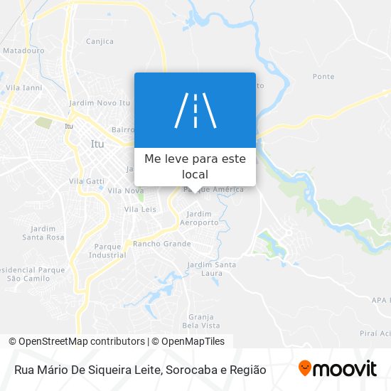 Rua Mário De Siqueira Leite mapa