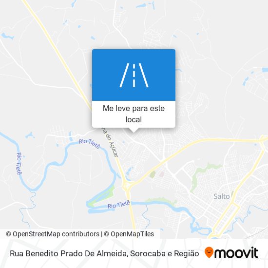 Rua Benedito Prado De Almeida mapa