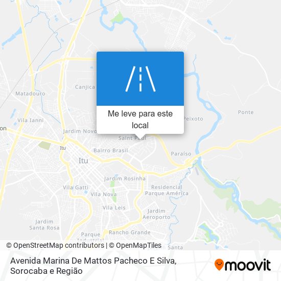 Avenida Marina De Mattos Pacheco E Silva mapa