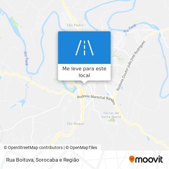 Rua Boituva mapa