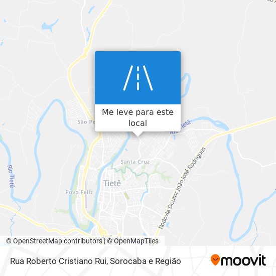 Rua Roberto Cristiano Rui mapa