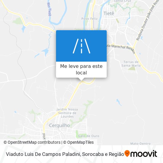 Viaduto Luis De Campos Paladini mapa