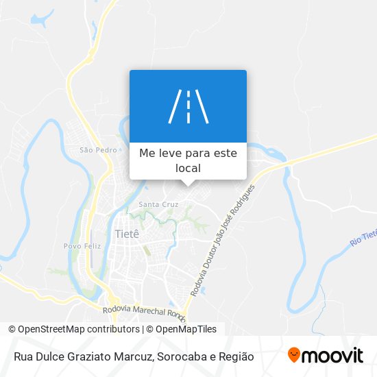 Rua Dulce Graziato Marcuz mapa