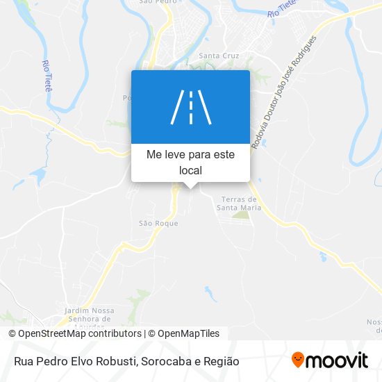 Rua Pedro Elvo Robusti mapa