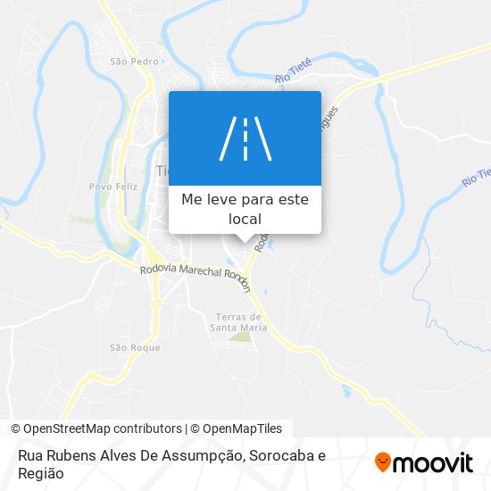 Rua Rubens Alves De Assumpção mapa