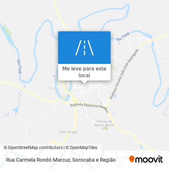 Rua Carmela Rondó Marcuz mapa