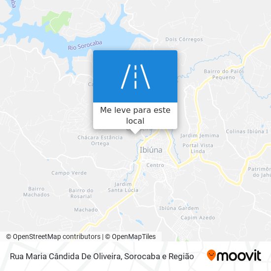 Rua Maria Cândida De Oliveira mapa