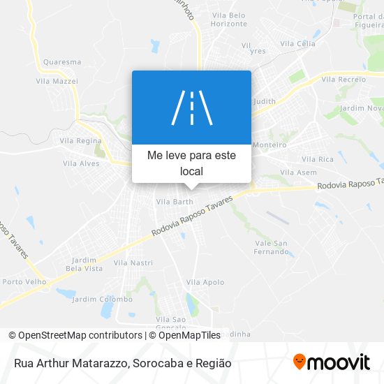 Rua Arthur Matarazzo mapa