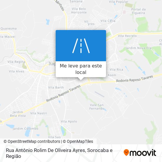 Rua Antônio Rolim De Oliveira Ayres mapa